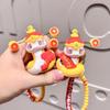 2025 Snake Zodiac Keychain Colorful Silicone Pendant Excellent For Gifts And Souvenirs