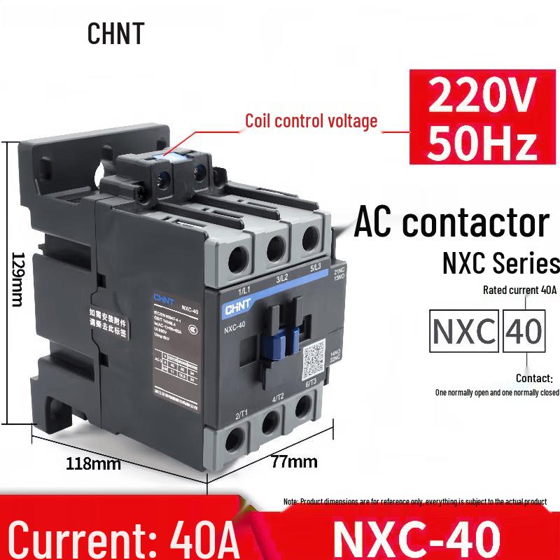 CHNT NXC Series Single-Phase AC Contactor