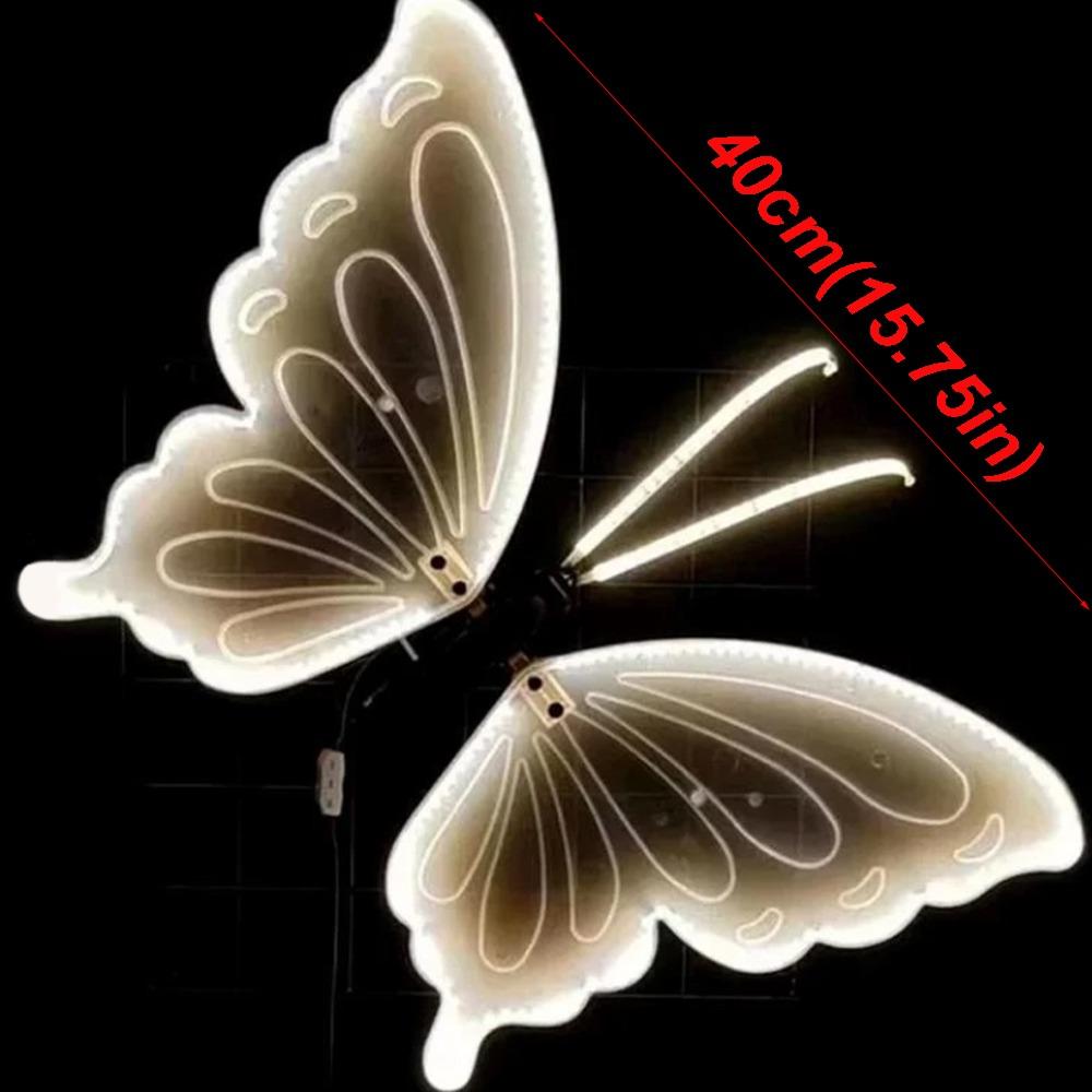 Static Outdoor Led Lamp Butterfly Shape Lighting Outdoor Lighting for Festival Home Party Holiday