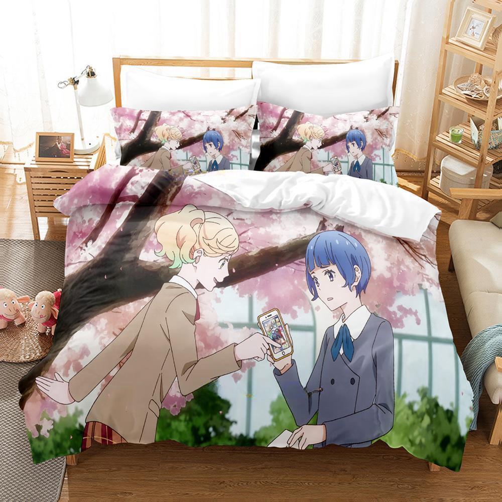 Kageki Shojo Аниме Комплект постельного белья Односпальный Twin Full Queen King Размер 3D Печать Пододеяльник Комплект простыней