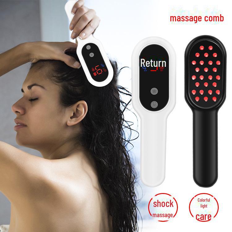 Электрический массажер для кожи головы и фототерапевтическая расческа для ухода за волосами и здоровья