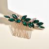 Tiara Hair Jewelry Crystal Hair Combs Rhinestone Hair Comb Bridal Clips Flower Leaf Headbands