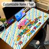Large Mouse PadPocoyó Custom Name Text Personalized Desk Mat Non Slip Gaming Pad