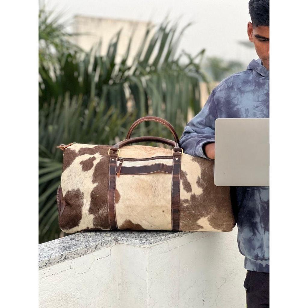 Duffel Bag, Holdalls Travel Bag, Hand Carry Leather Bag for Women/ Men, Boys & Girls Trip Bag, Gym Luggage Bag, Shoulder Duffle Bag