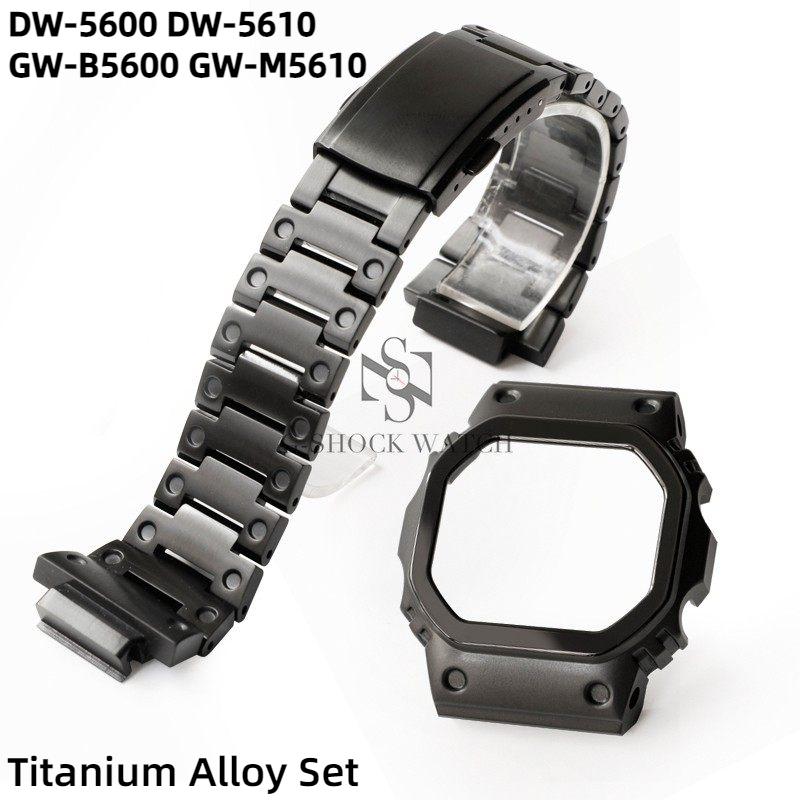Ультралегкий титановый сплав корпус+ремешок комплект Для Casio GA2100 GA2110 DW5600/5610 GA-2100 DW-5600 GA-B2100 Металлический безель ремешок для часов