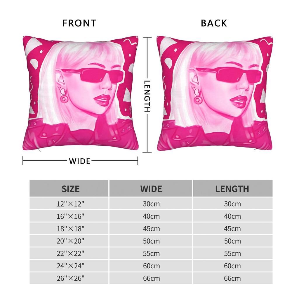 New Singer Slayyyter Merch Pillow Cover Custom Cushion Cover Vintage Pillow Case For Couch Sofa Bedroom