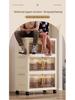 Portable Multi-Layer Folding Storage Cabinet for Kitchen and Living Room