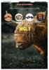 Cowhide Men's Belt - Personalized Barber Stylist Exclusive with Clown Skull Design