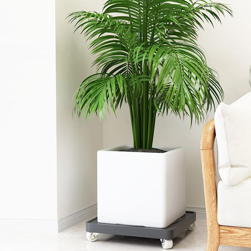 1шт поддон для цветочного горшка утолщенный квадратный усиленный держатель для цветочного горшка дышащее основание поддон для цветка универсальный колесный пластик