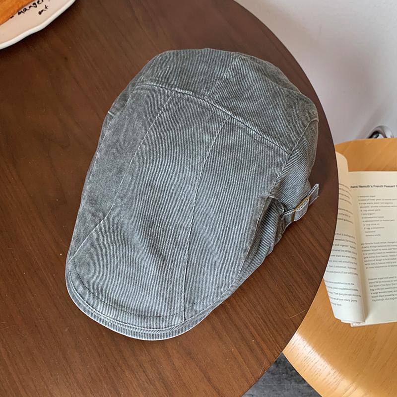 Джинсовый Модный Моющийся Берет Различных Цветов для Весенне-Летней Носки