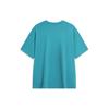 Li Ning Sports Fashion Series American Retro Round Neck Casual Loose Short Sleeve T-Shirt Unisex Tops Reef-Blue AHSU653-7