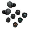 Kwmobile 6x Eartip Compatible with Sony Earpiece Replacement Pad Size Black WF-1000XM5 - S/M/L