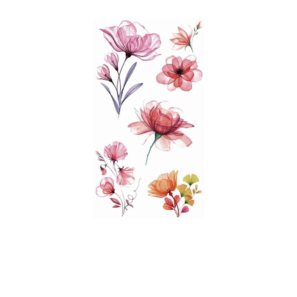 Waterproof Temporary Tattoo Sticker Anti Sweat Petal Tattoo Sticker  Chest