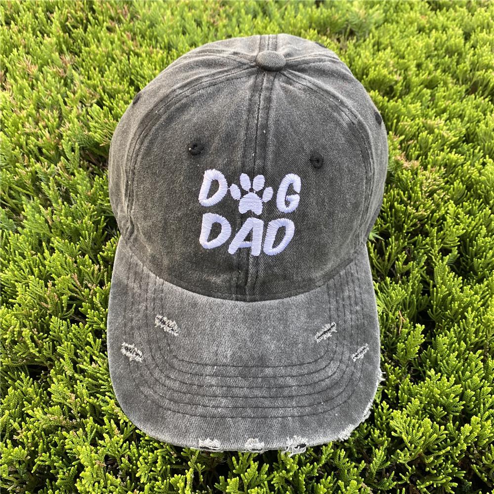 Спорт на открытом воздухе Бейсболки Летняя мода Буквы DOG DAD DOG MOM Вышивка Регулируемые Кепки Gorra Кепки Бейсболки