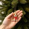 Dog Lover Box 2026 Advent Calendar 24-Days Christmas Countdown Calendar with 24 Festive Puppy Ornament 2D Acrylic Cartoon Pendants for Lovers,