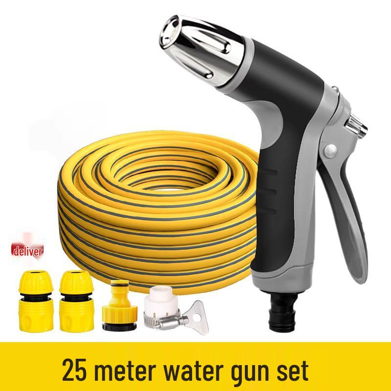 High-Pressure Water Gun with Rubber-Coated Handle for Car Washing & Garden Watering