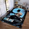 A football player Haaland printed non-slip carpet, suitable for use in the living room and bedroom sofa