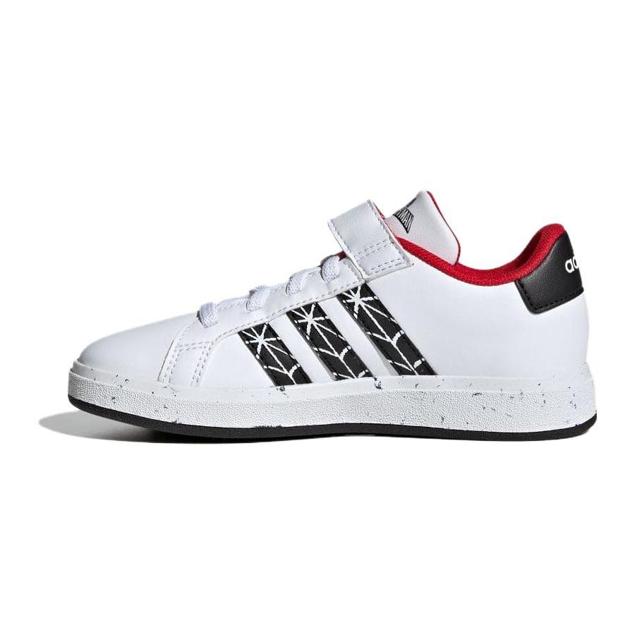 Marvel Человек-паук x Adidas Neo GRAND COURT Низкие Детские Скейтбордические Кроссовки Белый Красный Детские IG7168