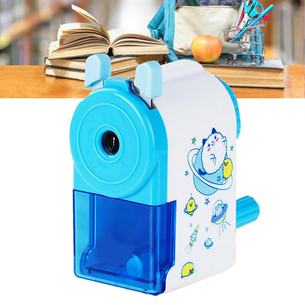 Rotating Pencil ener Cute Portable Efficient Hand Crank Manual Pencil ener for Students