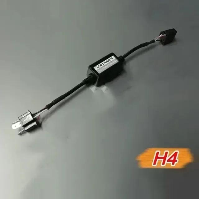 1/4 шт. H1/H4/H7/H11/9005/9006 Автомобильный светодиодный декодер Черный Антимерцающий светодиодный декодер Canbus Устранитель ошибок Автоаксессуар