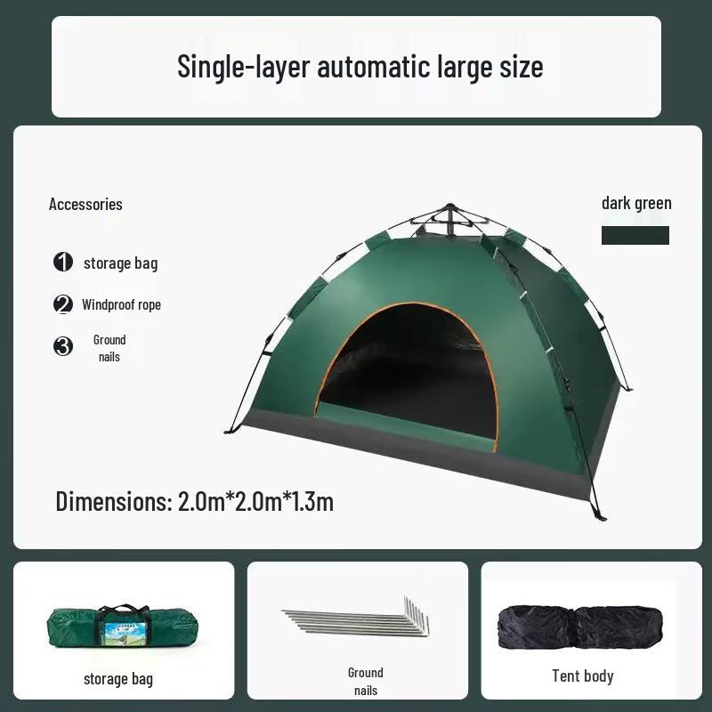 Outdoor Quick-Setup Camping Tent