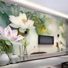 3d Stereo Lotus Pond Wallpaper Living Room Tv Sofa Study Background Wall Mural Home Decor