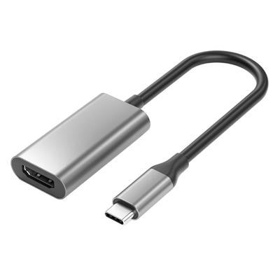Алюминиевый адаптер USB C на HDTV Адаптер Type C на HDTV 4K@30Hz Синхронизация видео и звука Конвертеры экрана Рассеивание тепла