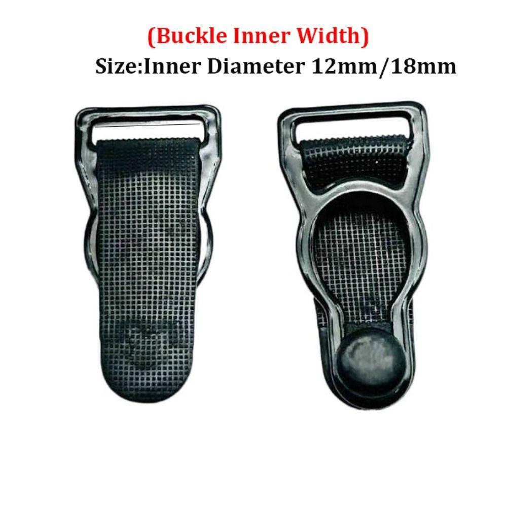 10 шт. Новый 10 мм/12 мм/18 мм Черный Белый Красный Нейлоновый Зажим для Подвязки Чулок на Ногу Легкие Зажимы для Подтяжек