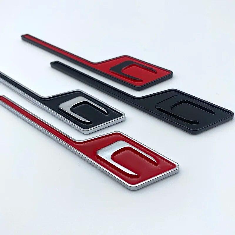 3D ABS Chrome Black Yellow Red Car Rear Trunk Badge Logo GT R S C Emblem For Mercedes AMG GTR GTC GTS C190 Car Stickers