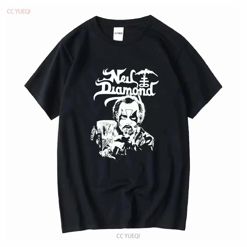 King Neil Diamond T Shirt Full Size S 5xl Vintage Washed Stretched Homme Slightly Top For Everyday Wear Graphic Streetwear