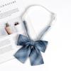 JK Bow Tie for Women, Japanese Uniform Shirt, College Style Student Plaid Tie, Men's Free Ribbon Accessories