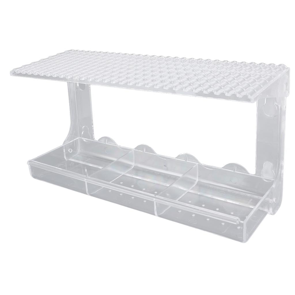 Window Bird Feeder for Outdoor Plastic Clear Bird Feeder Transparent Bird House with Strong Suction