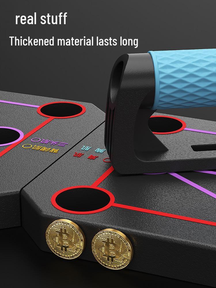 Многофункциональный тренажер для отжиманий и мышц живота для домашнего фитнеса