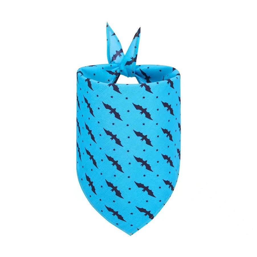 Halloween Pet Bandana Bib Polyester Triangle Scarf for Cats Dogs Fashion Accessory Holiday Costume Dress Up