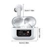 YW08 Беспроводная гарнитура BT 5.4 с зарядным чехлом Smart Touch Color Screen ANC Ambient Noise