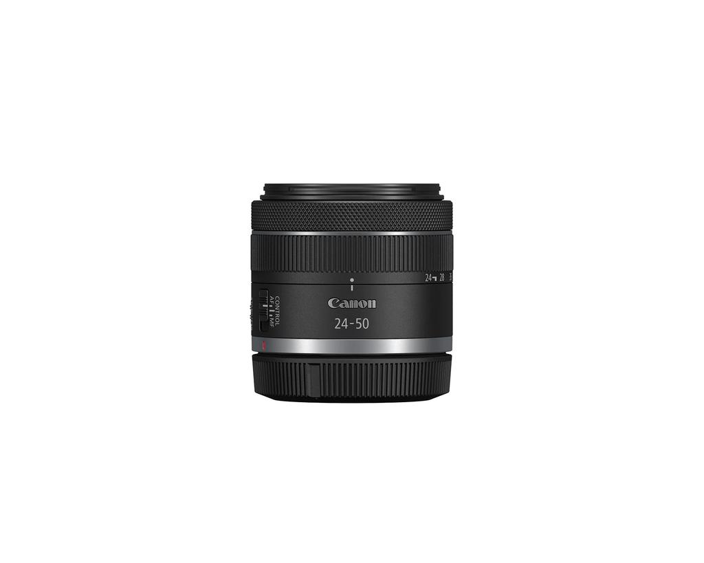The Canon Is a To Standard Zoom Lens for Canon Mirrorless and Features Optical Image Stabilization for Video Blogging and Still RF24-50mm F4.5-6.3
