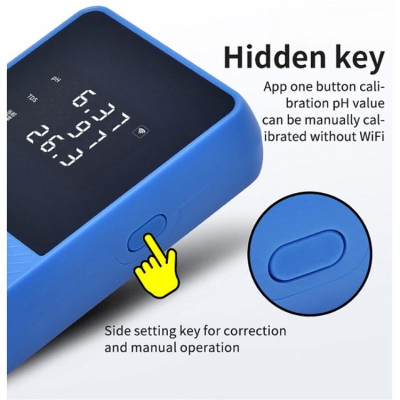 Интеллектуальный тестер качества воды для аквариума, измеритель pH для аквариума + цифровой прибор для измерения чистоты воды TDS EC, детектор температуры