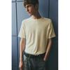 H M sliM FiT Ribbed T sHirT wHiTe