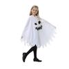 Призрак Косплей Хэллоуин Призрак Костюм Дети Мрачный Жнец Демон Костюм Призрак Пончо Флуоресцентный Эффект Мальчики Девочки Плащ Милый [LJZM] Детский (Белый,