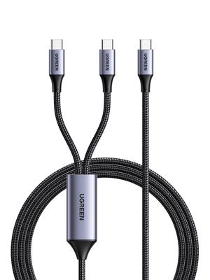 Кабель UGREEN USB Type C мощностью 100 Вт, кабель USB C-USB C с быстрой зарядкой и чипом, оснащенный функцией предотвращения отключения, совместимый с iPhone 16, 15 [PD