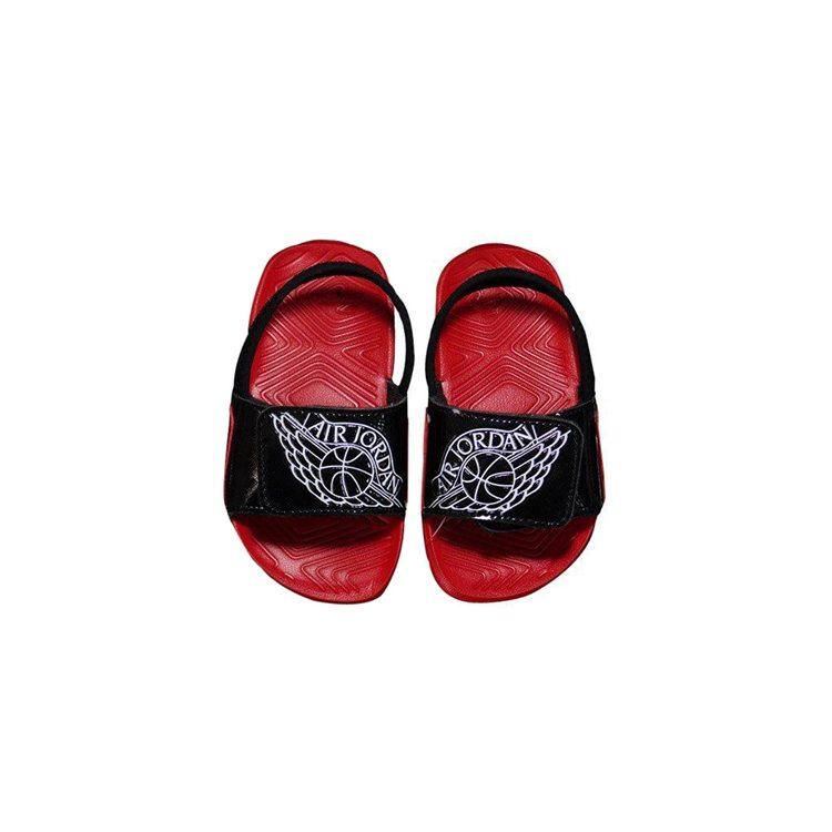 Jordan Hydro 7 Низкие кроссовки для малышей Черно-красные Детские AA2519-001