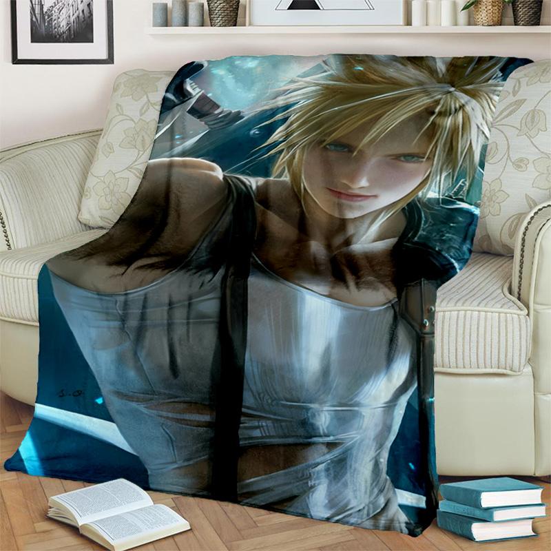 3D Final Fantasy Game Gamer FF14 HD Одеяло, мягкое одеяло для дома, спальни, кровати, дивана, пикника, путешествия, офиса, одеяло, детское одеяло