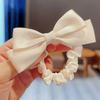 Bow Ponytail Holder 2025, Scrunchies for Women with Bow, Elegant Hair Ties for Bun & Ponytail, New Hair Accessories