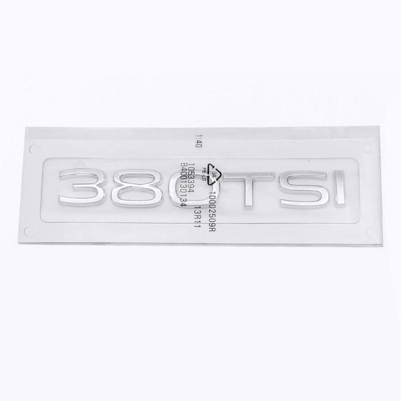 AAYT1 230TSI 280TSI 300TSI 330TSI 380TSI trunk labels new style number car stickers for Volkswagen refit rear boot displacement logo