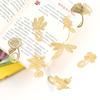 Изысканная металлическая закладка в китайском стиле - Креативный мини-подарок для студента с ажурным дизайном