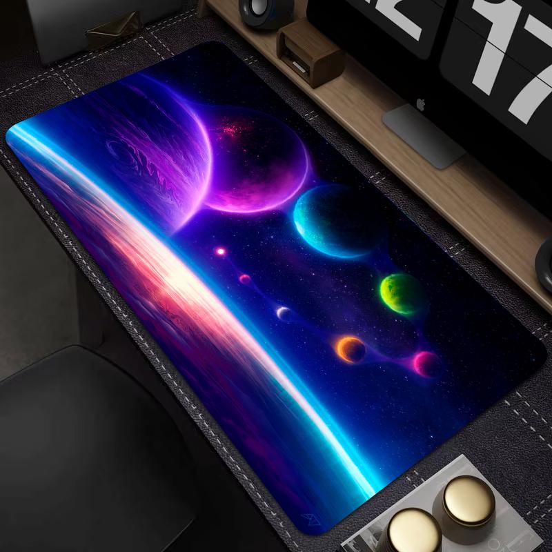 Starry Sky Mouse Pad Colourful And Stylish Design Large Nonslip Computer Office Table Mats Keyboard Accessories Long Carpet Rug