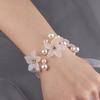 Wrist Corsage Elegant Comfortable Touch Anti-Wear Bride Bridesmaid Wrist Corsage Flower Bracelet for Wedding Engagement