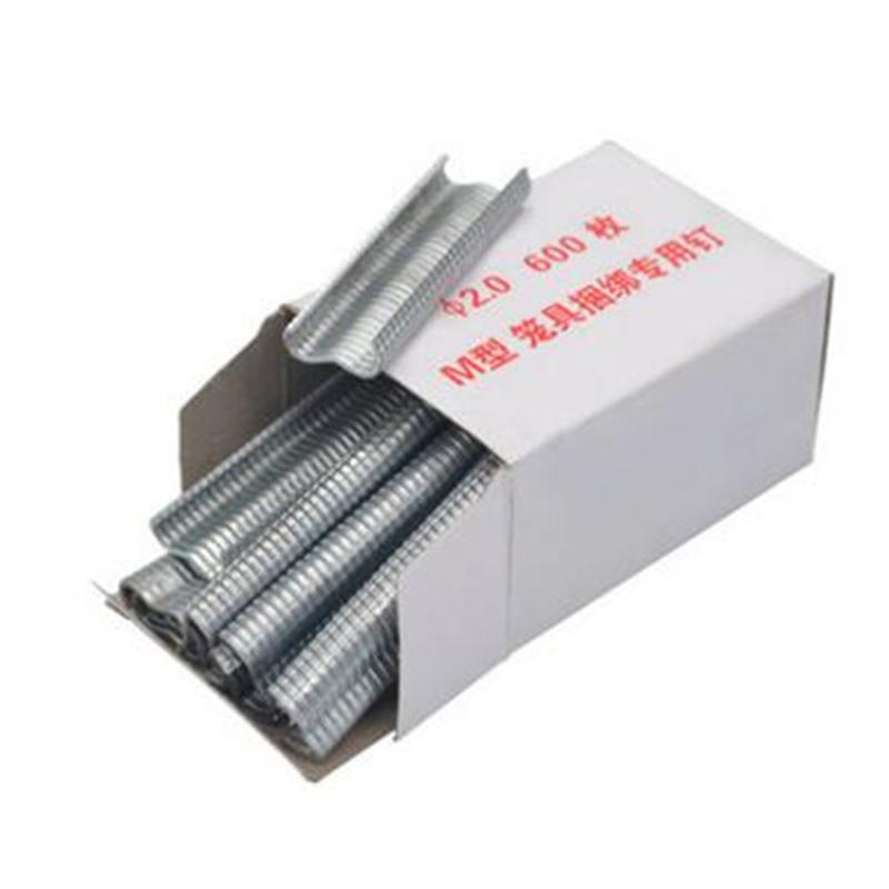 600 шт. М-образные скобы Скобы для клеток Клетки для животных установленные гвозди Кролик Курица Птицы Клетка Кормушка для животных Перепел Завязанная клетка для голубей зажим Кролик