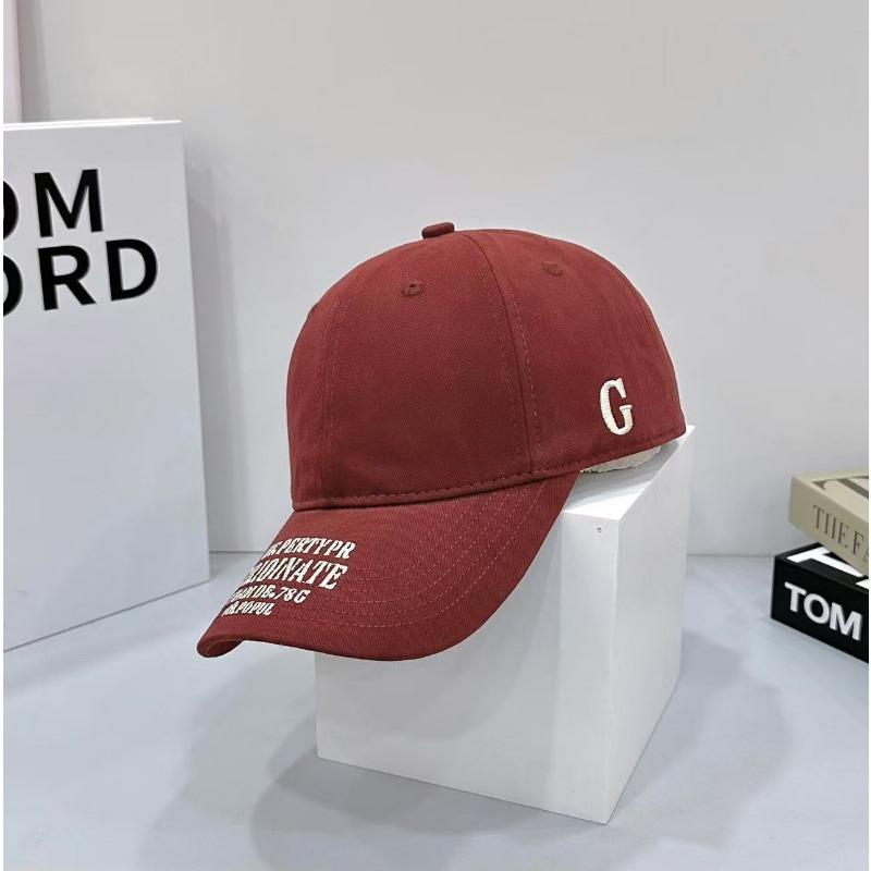 Baseball cap women's summer deep top fashion versatile face small letter embroidery sun hat sun protection cap men