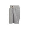 Plain Straight-Leg Casual Shorts Men Bottoms Gray HB0480